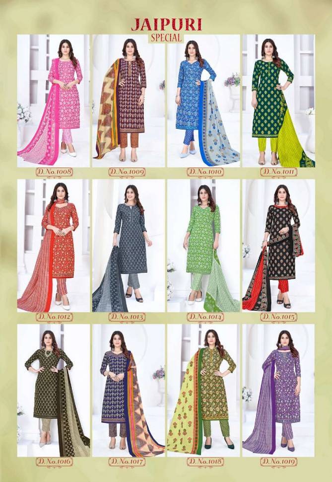 Ganesha Jaipuri Special Vol 1 Cotton Printed Readymade Dress
